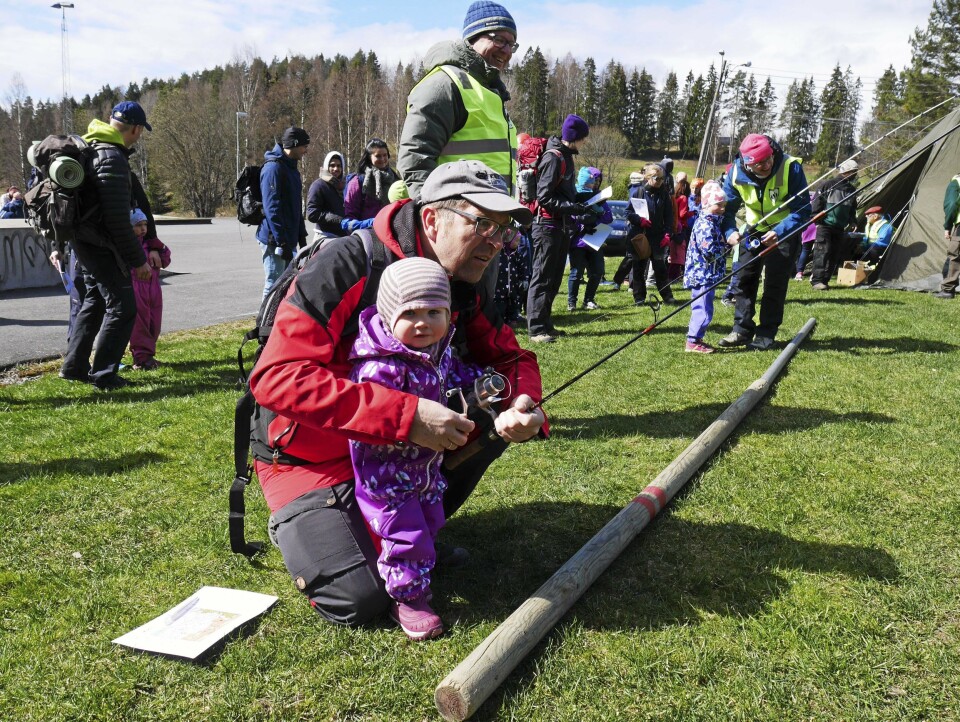 MYE MORO: Her ser du et bilde fra en tidligere arrangert Friluftslivets dag. Til helgen braker det løs igjen. MYE MORO: Her ser du et bilde fra en tidligere arrangert Friluftslivets dag. Til helgen braker det løs igjen.