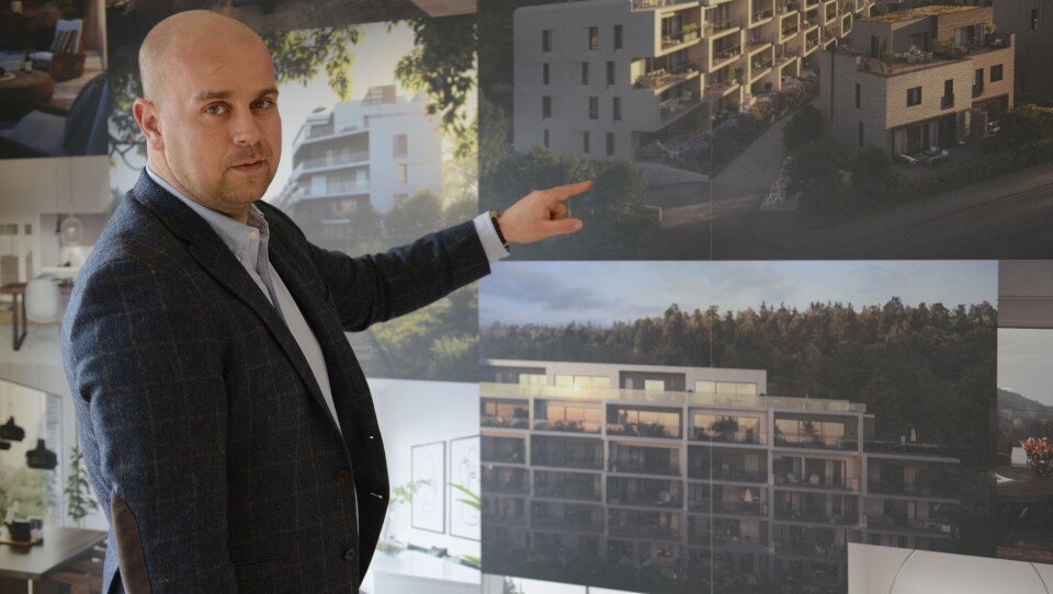 STOLT: Utbyggingsdirektør i Solon, Tom Andrè Svenning-Gultvedt er stolt av prosjektet i Storebukta. STOLT: Utbyggingsdirektør i Solon, Tom Andrè Svenning-Gultvedt er stolt av prosjektet i Storebukta.