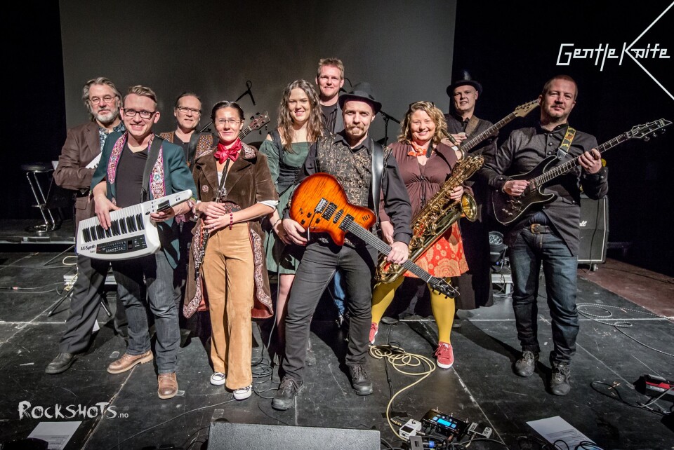 GENTLE KNIFE: 11-mannsbandet fra Oppegård har konsert på Kolben 28. april. GENTLE KNIFE: 11-mannsbandet fra Oppegård har konsert på Kolben 28. april.