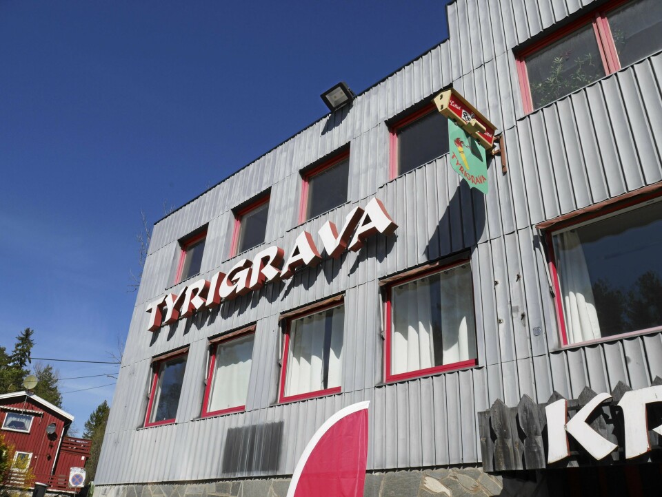 TYRIGRAVA: Ved Gamle Mossevei på Svartskog. TYRIGRAVA: Ved Gamle Mossevei på Svartskog.