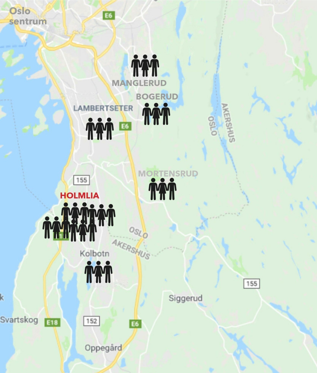 SPRER SEG TIL OPPEGÅRD: Politiet mener den kriminelle gjengen Young Bloods utøver innflytelse og rekrutterer løpegutter fra flere områder av Oslo og Oppegård.