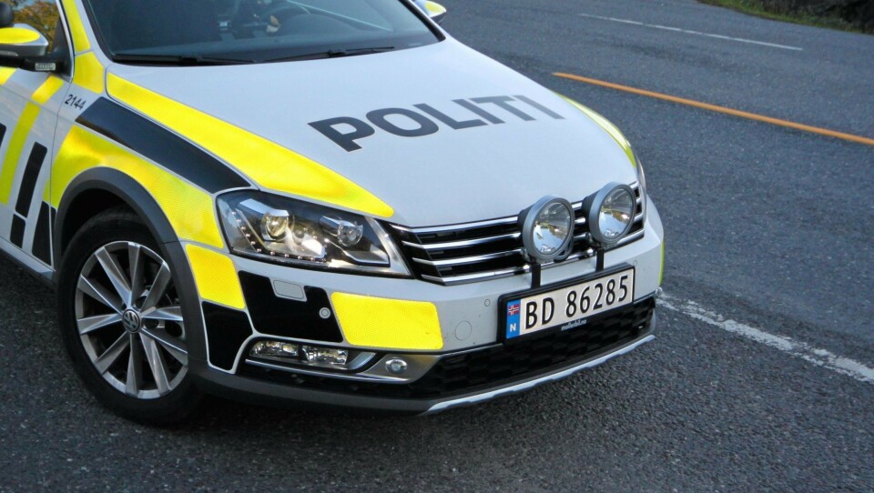 RYKKET UT: Politiet rykket ut til en trafikkulykke på Svartskog fredag 15. juni. Bildet er tatt i forbindelse med en annen sak. RYKKET UT: Politiet rykket ut til en trafikkulykke på Svartskog fredag 15. juni. Bildet er tatt i forbindelse med en annen sak.