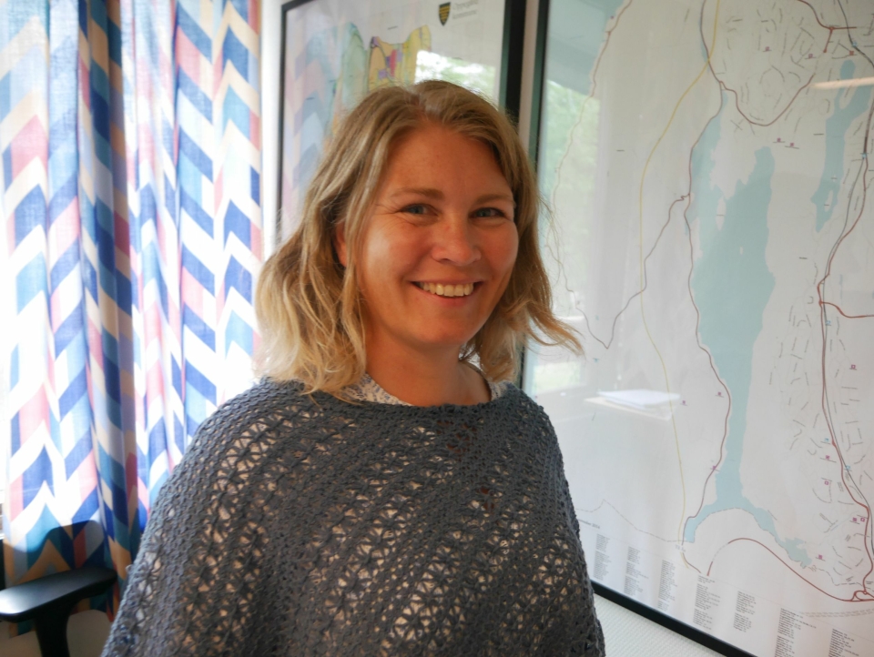 AVVENTER: Virksomhetsleder Heidi Tomten i UTE Oppegård.