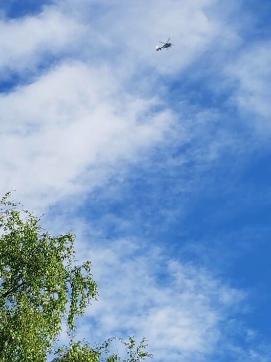 BISTOD I SØKET: Helikoptertjenesten hjalp til i søket. BISTOD I SØKET: Helikoptertjenesten hjalp til i søket.