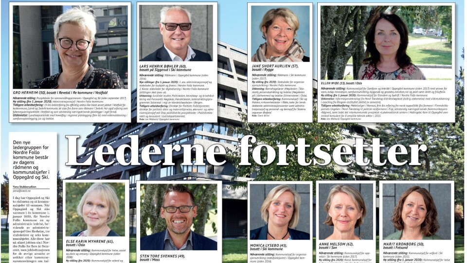 FAKSIMILE: Her kan du se faksimile fra oppslaget i Oppegård Avis fra den 9. august. FAKSIMILE: Her kan du se faksimile fra oppslaget i Oppegård Avis fra den 9. august.