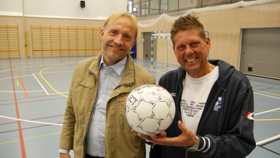 IKKE UTE: Duoen sier klubben ikke har noen planer om utefotball. IKKE UTE: Duoen sier klubben ikke har noen planer om utefotball.