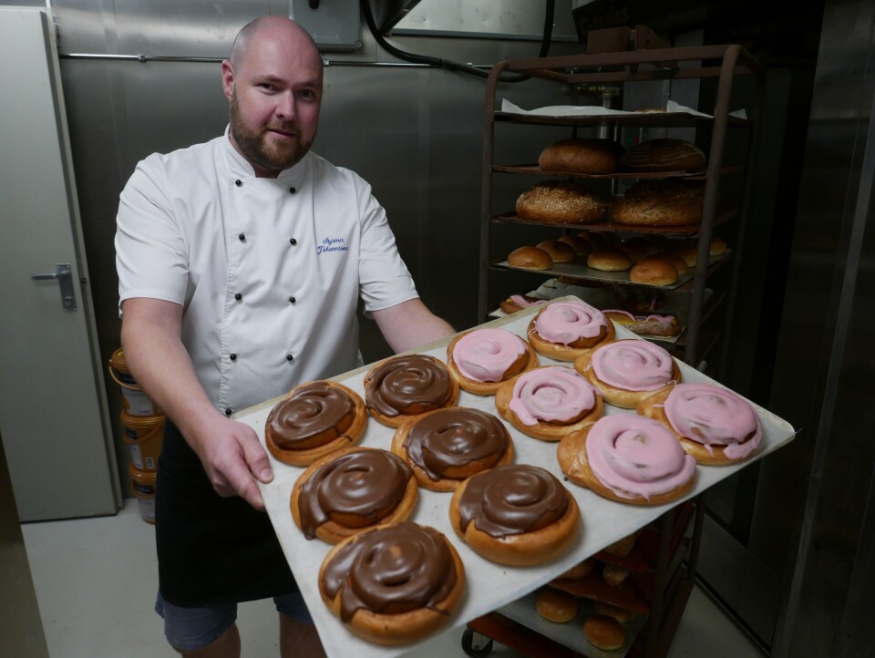 FLINK TIL Å BAKE: Baker Styrmir Johannsson (35) gleder seg til å sette i gang. FLINK TIL Å BAKE: Baker Styrmir Johannsson (35) gleder seg til å sette i gang.
