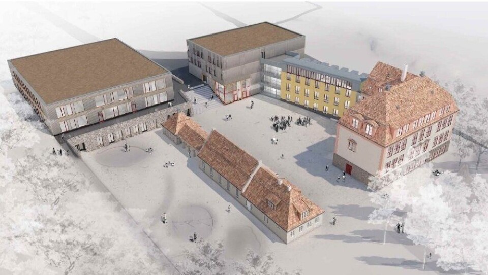 NYE KOLBOTN SKOLE: Slik kan den nye skolen se ut, ifølge forprosjektet. Skolestarten planlegges fra januar 2021. NYE KOLBOTN SKOLE: Slik kan den nye skolen se ut, ifølge forprosjektet. Skolestarten planlegges fra januar 2021.