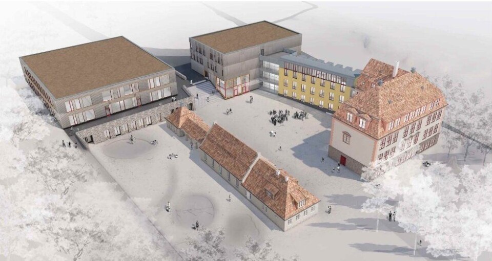 NYE KOLBOTN SKOLE: Slik kan den nye skolen se ut, ifølge forprosjektet. Skolestarten planlegges fra januar 2021. NYE KOLBOTN SKOLE: Slik kan den nye skolen se ut, ifølge forprosjektet. Skolestarten planlegges fra januar 2021.