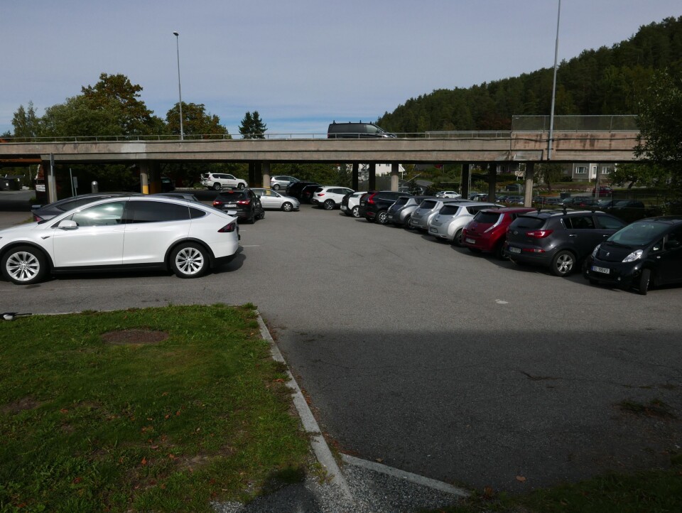 KAPELLVEIEN:Her var det også fullt. KAPELLVEIEN:Her var det også fullt.
