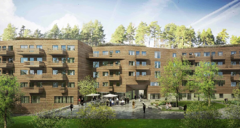 PLANEN FOR EGO: Slik skal nybygget se ut utvendig i slutten av mai neste år. PLANEN FOR EGO: Slik skal nybygget se ut utvendig i slutten av mai neste år.