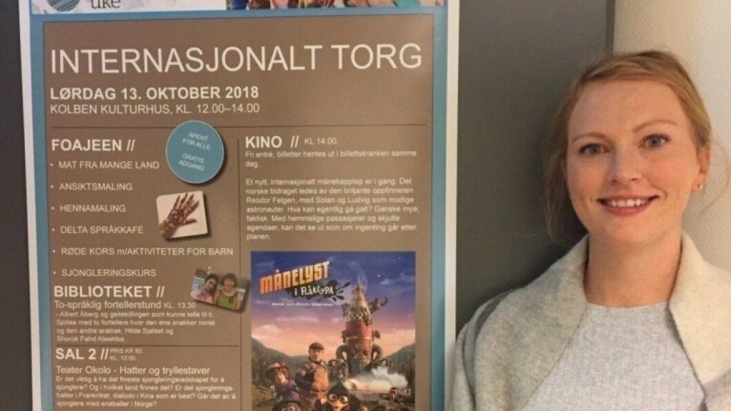 ÅPENT FOR ALLE: Sissel Lian, programkoordinator hos OKS håper mange kommer innom Kolben på lørdag. ÅPENT FOR ALLE: Sissel Lian, programkoordinator hos OKS håper mange kommer innom Kolben på lørdag.