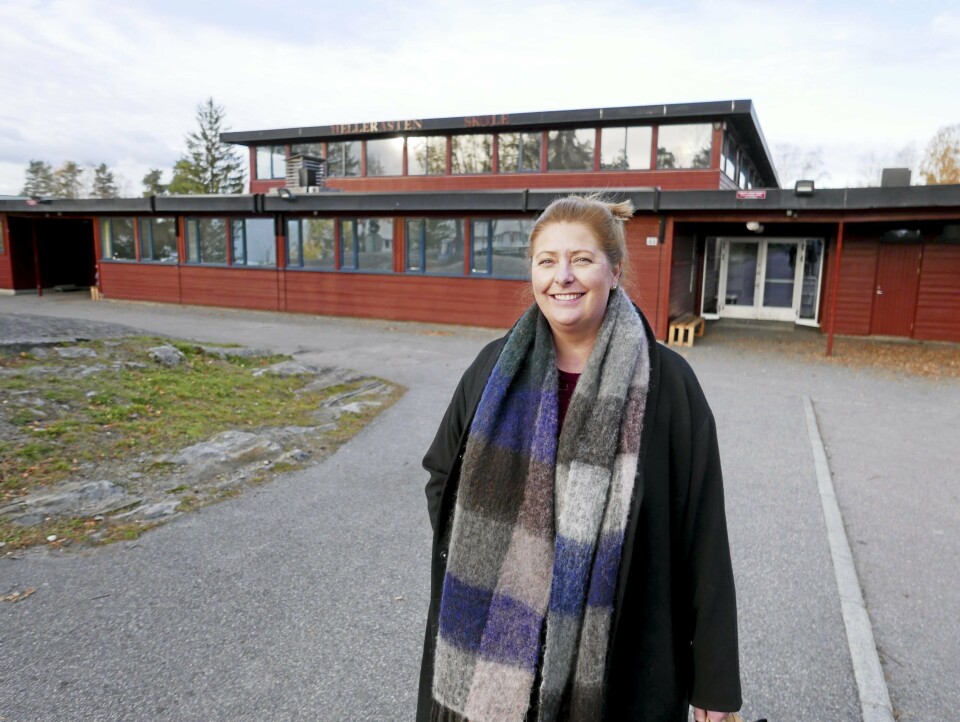 STOLT OG GLAD: Silja Germeten, fungerende rektor ved Hellerasten skole. STOLT OG GLAD: Silja Germeten, fungerende rektor ved Hellerasten skole.