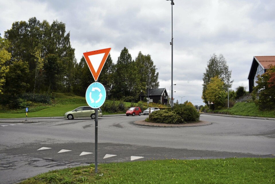 RUNDKJØRINGEN: På bildet kan du se rundkjøringen i Skiveien/Kolbotnveien. RUNDKJØRINGEN: På bildet kan du se rundkjøringen i Skiveien/Kolbotnveien.