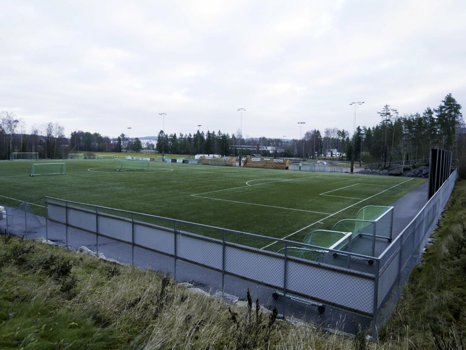 Ny kunstgressbane, Tømtebanen, tennishall, Sofiemyr idrettspark. Foto: Yana Stubberudlien Ny kunstgressbane, Tømtebanen, tennishall, Sofiemyr idrettspark. Foto: Yana Stubberudlien