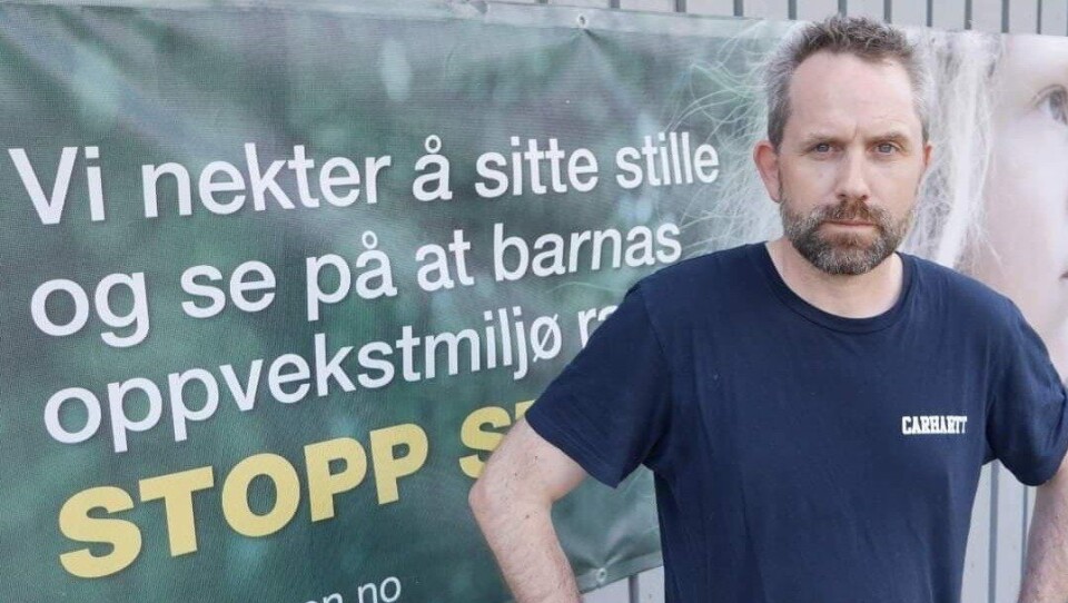 BEKYMRET FOR BARNAS OPPVEKSTMILJØ: Paal Sjøvall fra bevegelsen Stopp Støyen. BEKYMRET FOR BARNAS OPPVEKSTMILJØ: Paal Sjøvall fra bevegelsen Stopp Støyen.
