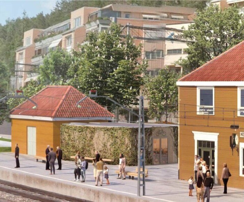 RÅDMANNENS ANBEFALING: 'Alternativ 2 med tilbakeføring til det opprinnelige pakkhuset i kombinasjon med et moderne tilbygg gir den beste løsningen både for funksjonen sykkelhotell, logistikken knyttet til Kolbotn stasjon og ivaretakelse av det historiske stasjonsmiljøet.' RÅDMANNENS ANBEFALING: 'Alternativ 2 med tilbakeføring til det opprinnelige pakkhuset i kombinasjon med et moderne tilbygg gir den beste løsningen både for funksjonen sykkelhotell, logistikken knyttet til Kolbotn stasjon og ivaretakelse av det historiske stasjonsmiljøet.'