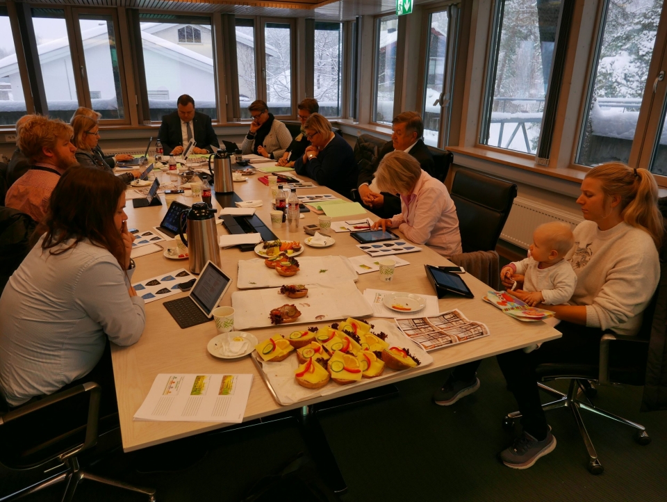 FELLESNEMNDAS MØTE: Møtet ble avholdt i Oppegård rådhus mandag 5. februar.