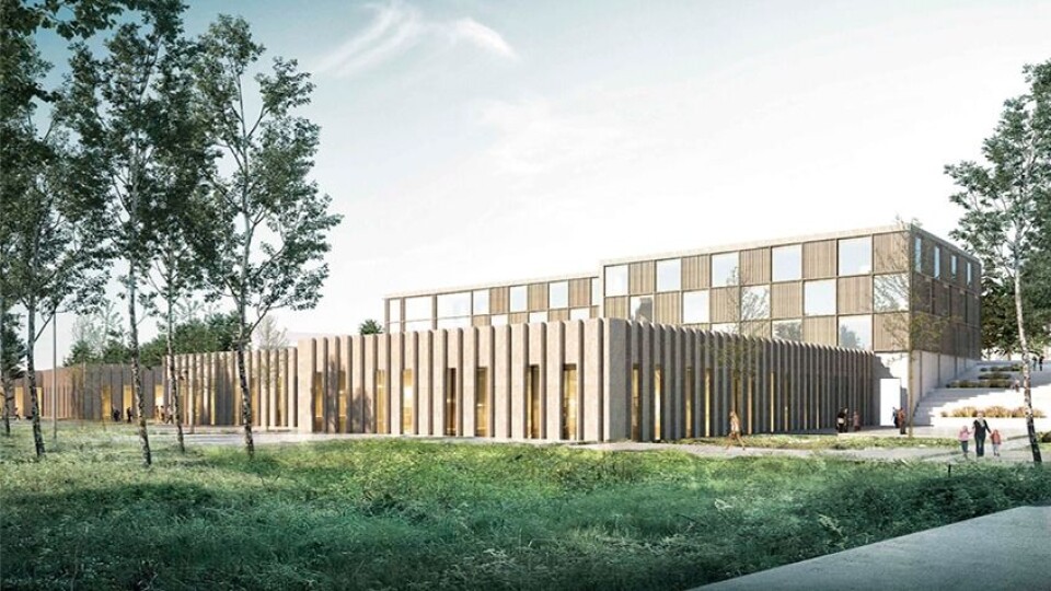 SKAL ÅPNES OM TRE ÅR: Elever som sogner til Hellerasten og Fløysbonn ungdomsskoler skal gå ved den nye ungdomsskolen, som er planlagt ferdigstilt i Sofiemyr idrettspark i løpet av siste halvdel av 2021 - med innflytting i 2022. SKAL ÅPNES OM TRE ÅR: Elever som sogner til Hellerasten og Fløysbonn ungdomsskoler skal gå ved den nye ungdomsskolen, som er planlagt ferdigstilt i Sofiemyr idrettspark i løpet av siste halvdel av 2021 - med innflytting i 2022.
