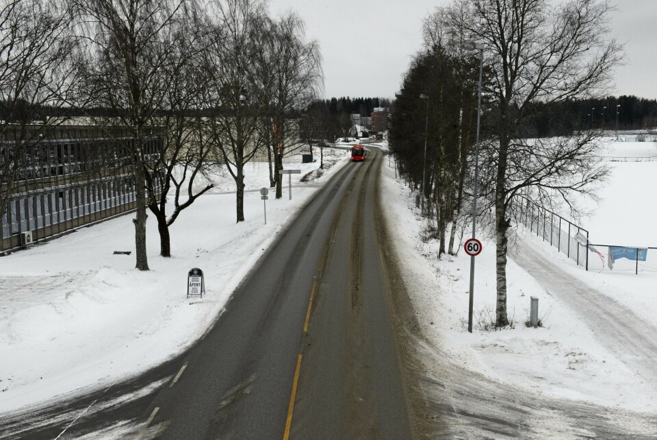 60 KM/T I DAG: Fartsgrensen er foreslått redusert mellom Taraldrudkrysset og Sofiemyr senter. 60 KM/T I DAG: Fartsgrensen er foreslått redusert mellom Taraldrudkrysset og Sofiemyr senter.