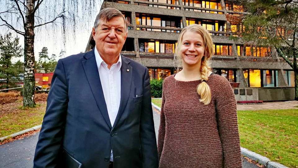 SVARER: Kjell G. Pettersen (H) og Ida Lindtveit Røse (KrF) svarer på innlegget til Jens Nordahl fra MDG.