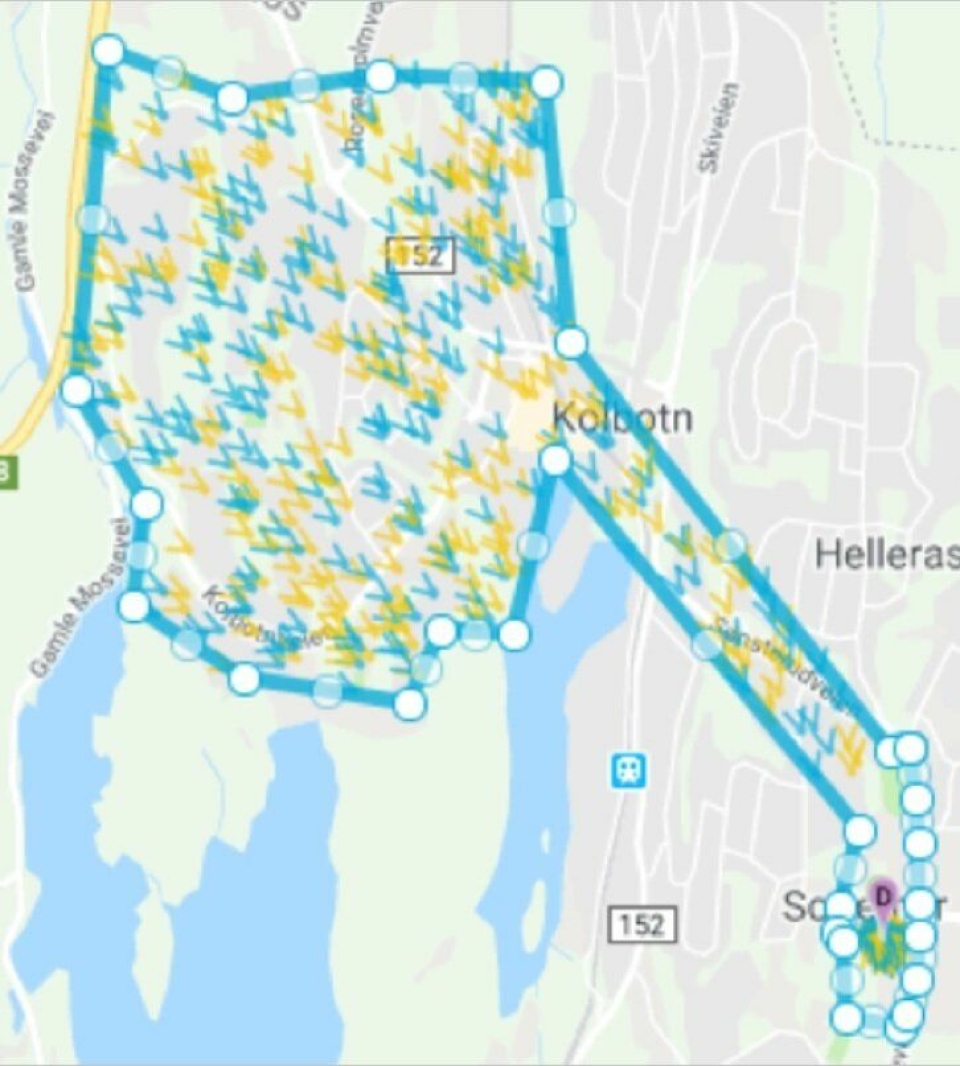 DET AKTUELLE OMRÅDET: Tilbudet vil gjelde et avgrenset geografisk område, det vil si ruten til busslinjen 83 på Ingieråsen, Vassbonn og Trollåsen).