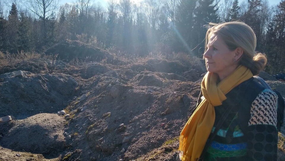 MASSELAGRING I TVERRVEIEN: Ingrid Marie Nissen og Naturvernforbundet står bak underskriftskampanjen. MASSELAGRING I TVERRVEIEN: Ingrid Marie Nissen og Naturvernforbundet står bak underskriftskampanjen.