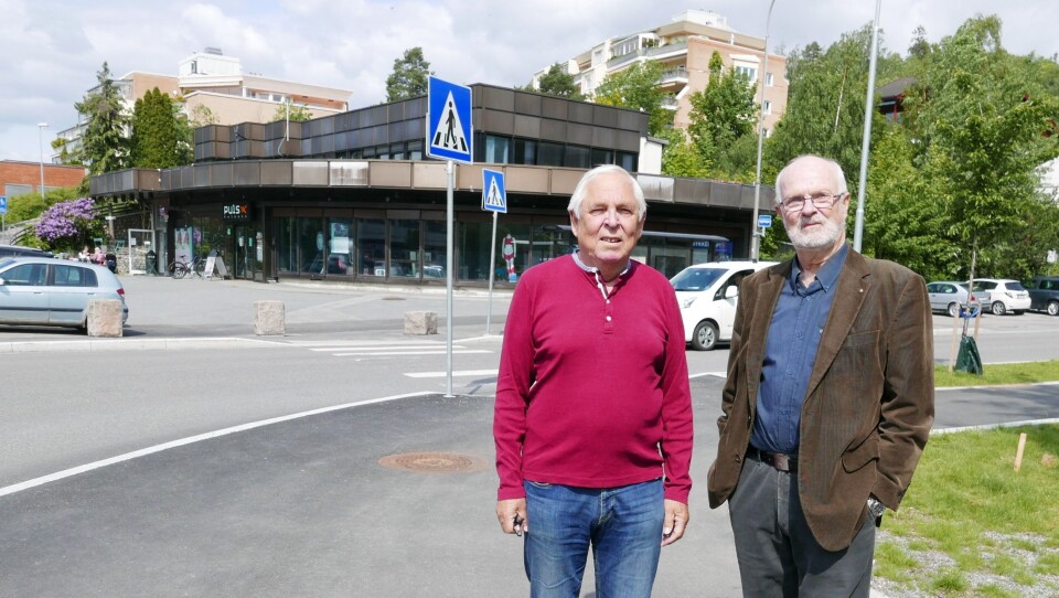 SENDT KLAGE: Arne Vassbotn (styreleder for Kolbotn Terrasse 11) og Bjørn Dufseth (talsperson for sameiene i Kolbotn Terrasse). SENDT KLAGE: Arne Vassbotn (styreleder for Kolbotn Terrasse 11) og Bjørn Dufseth (talsperson for sameiene i Kolbotn Terrasse).