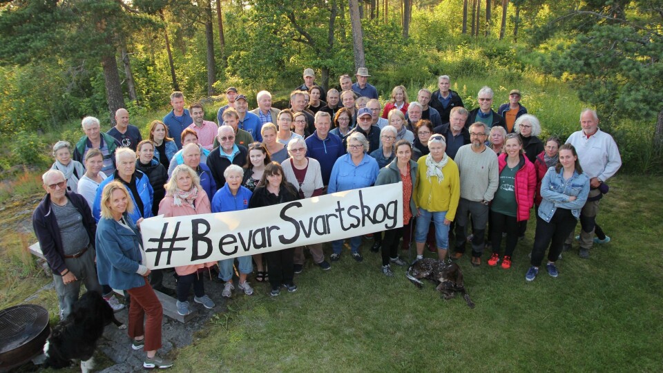 FIKK STØTTE AV MANGE: Facebook-gruppen «Bevar Svartkog» ble opprettet for under to uker siden og har nå fått rundt 600 medlemmer. FIKK STØTTE AV MANGE: Facebook-gruppen «Bevar Svartkog» ble opprettet for under to uker siden og har nå fått rundt 600 medlemmer.