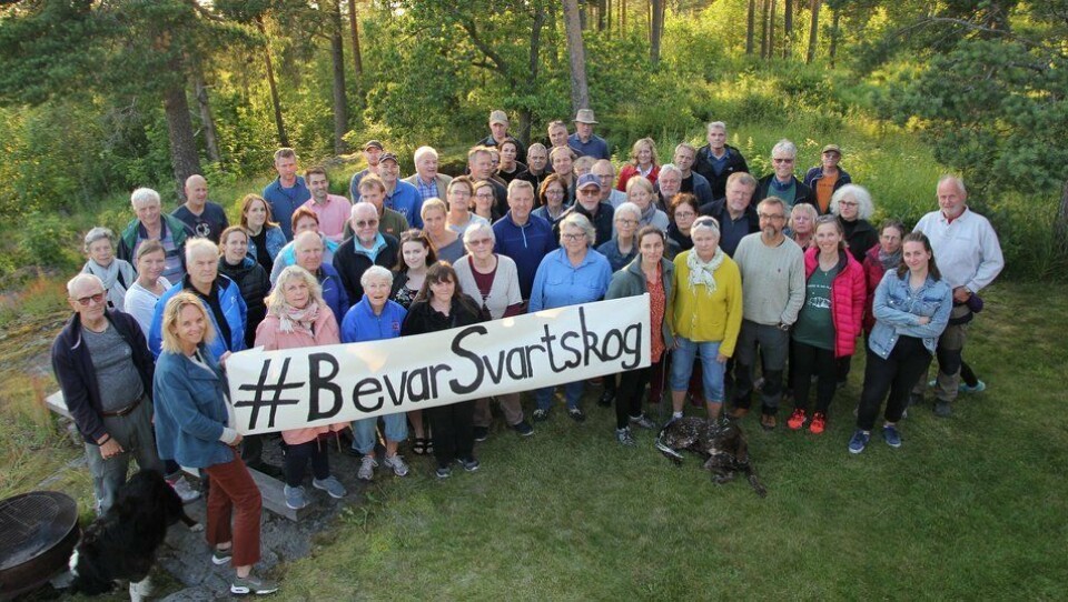 FIKK STØTTE AV MANGE: Facebook-gruppen «Bevar Svartkog» ble opprettet i begynnelsen av juni i år og har nå fått over 800 medlemmer. FIKK STØTTE AV MANGE: Facebook-gruppen «Bevar Svartkog» ble opprettet i begynnelsen av juni i år og har nå fått over 800 medlemmer.