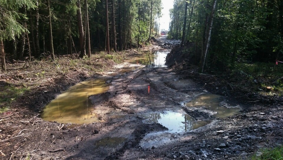 NY INFRASTRUKTUR: Natur må vike plass for ny infrastruktur. NY INFRASTRUKTUR: Natur må vike plass for ny infrastruktur.
