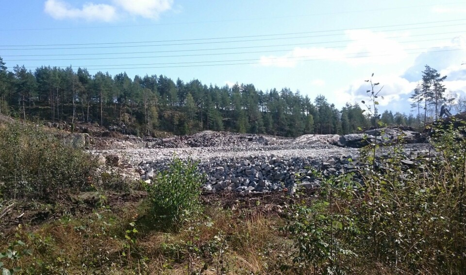 NY INFRASTRUKTUR: Natur må vike plass for ny infrastruktur. NY INFRASTRUKTUR: Natur må vike plass for ny infrastruktur.