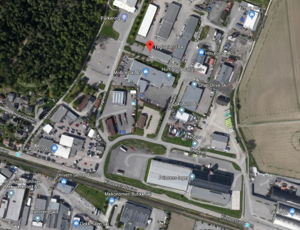 KAN BLI FLYTTET HIT: Den kommunaltekniske virksomheten i Ski kommune heter Kommunalteknikk og holder til på Drømtorp driftsentral i Teglveien 18A.