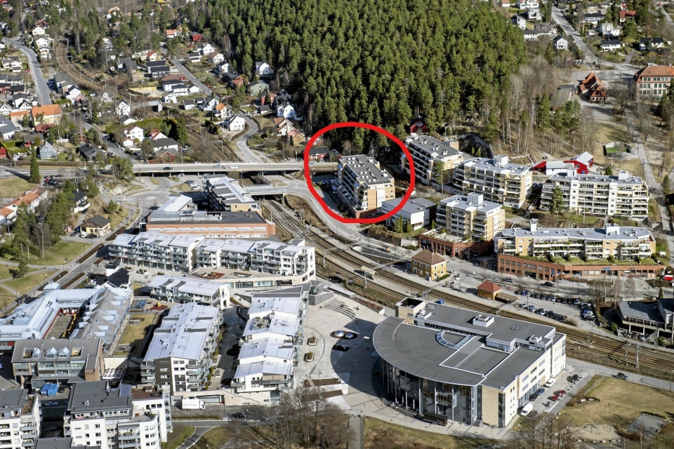 EIENDOM I OPPEGÅRD: Virksomhet Eiendom i Oppegård kommune er i dag lokalisert i første etasje i Kolbotnveien 22 på Kolbotn.