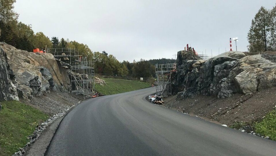 LANDKAR: Slik så det ut for to uker siden da arbeidene med byggingen av landkar for den nye broen startet. LANDKAR: Slik så det ut for to uker siden da arbeidene med byggingen av landkar for den nye broen startet.