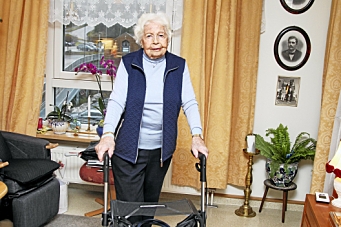 Liv (95) ble påkjørt av rullestol