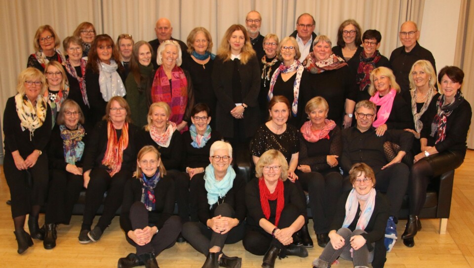 KONSERTKLARE: Kolbotnkoret er klar for julekonsert søndag 8. desember. KONSERTKLARE: Kolbotnkoret er klar for julekonsert søndag 8. desember.