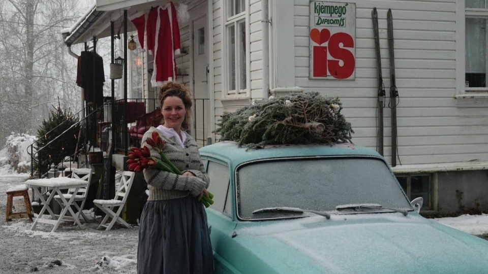 JULEDRONINGEN: Cecilie Steensen Skovholt er klar til å skape julemagi på Kolonialen til helgen.