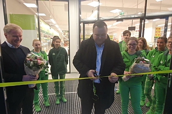 Kiwi åpnet ny butikk på Myrvoll