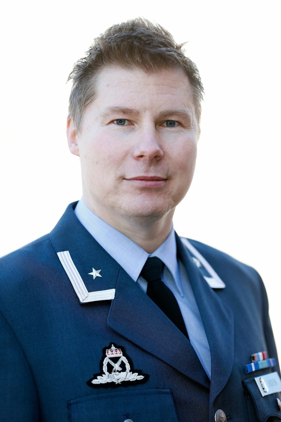 FORKLARER: Major Stian Roen er talsperson i Luftforsvaret.