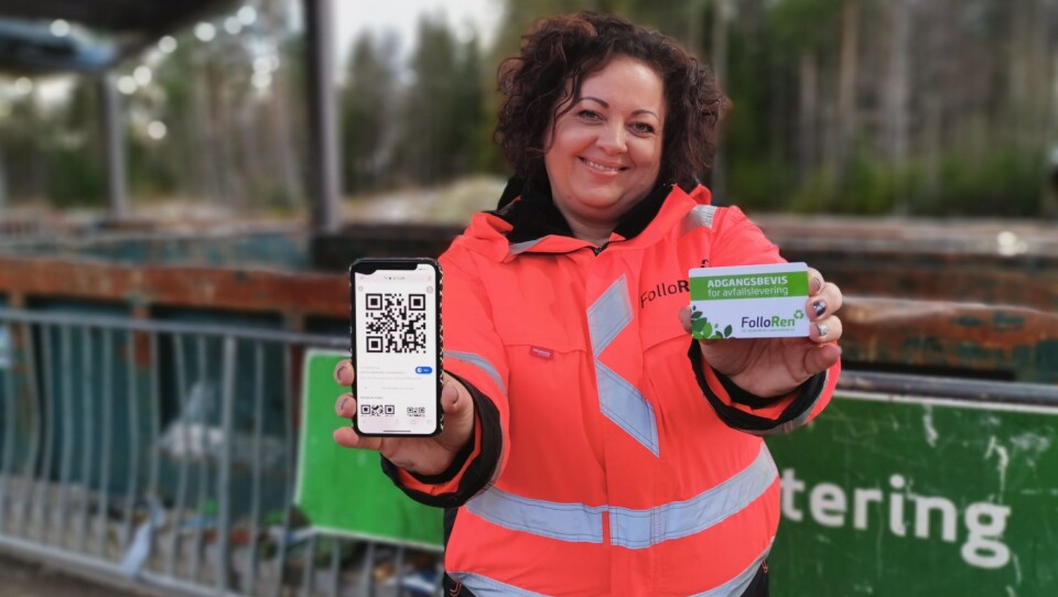 APP OG KORT: Kommunikasjonssjef i Follo Ren, Pia Kathrine Løseth, oppfordrer til å laste ned appen, men det vil også være muligheter for å bruke et fysisk adgangskort. APP OG KORT: Kommunikasjonssjef i Follo Ren, Pia Kathrine Løseth, oppfordrer til å laste ned appen, men det vil også være muligheter for å bruke et fysisk adgangskort.