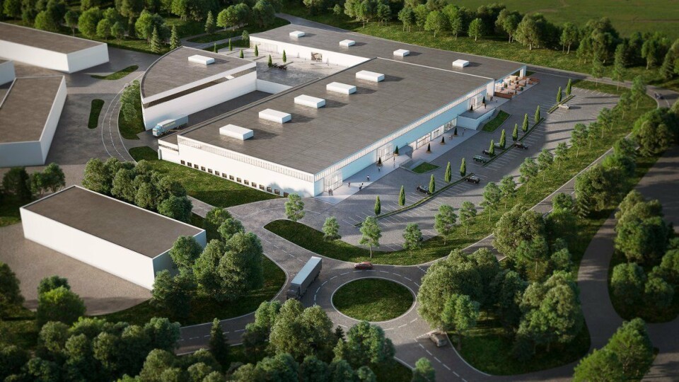 SLIK SKULLE PROSJEKET SE UT ETTER DEN OPPRINNELIGE PLANEN: Kongeveien 49 skulle bygges om og moderniseres, kontorbygget langs Kongeveien skulle rives og det skulle bygges to nye bygg, men foreløpig blir det kun mindre tiltak i form av blant annet fasadeendring på nordsiden av hovedbygningen. På bildet kan du også se den nye rundkjøringen som skal erstatte dagens T-kryss i Taraldrudveien, Sam Eydes vei og Sofiemyrveien. SLIK SKULLE PROSJEKET SE UT ETTER DEN OPPRINNELIGE PLANEN: Kongeveien 49 skulle bygges om og moderniseres, kontorbygget langs Kongeveien skulle rives og det skulle bygges to nye bygg, men foreløpig blir det kun mindre tiltak i form av blant annet fasadeendring på nordsiden av hovedbygningen. På bildet kan du også se den nye rundkjøringen som skal erstatte dagens T-kryss i Taraldrudveien, Sam Eydes vei og Sofiemyrveien.