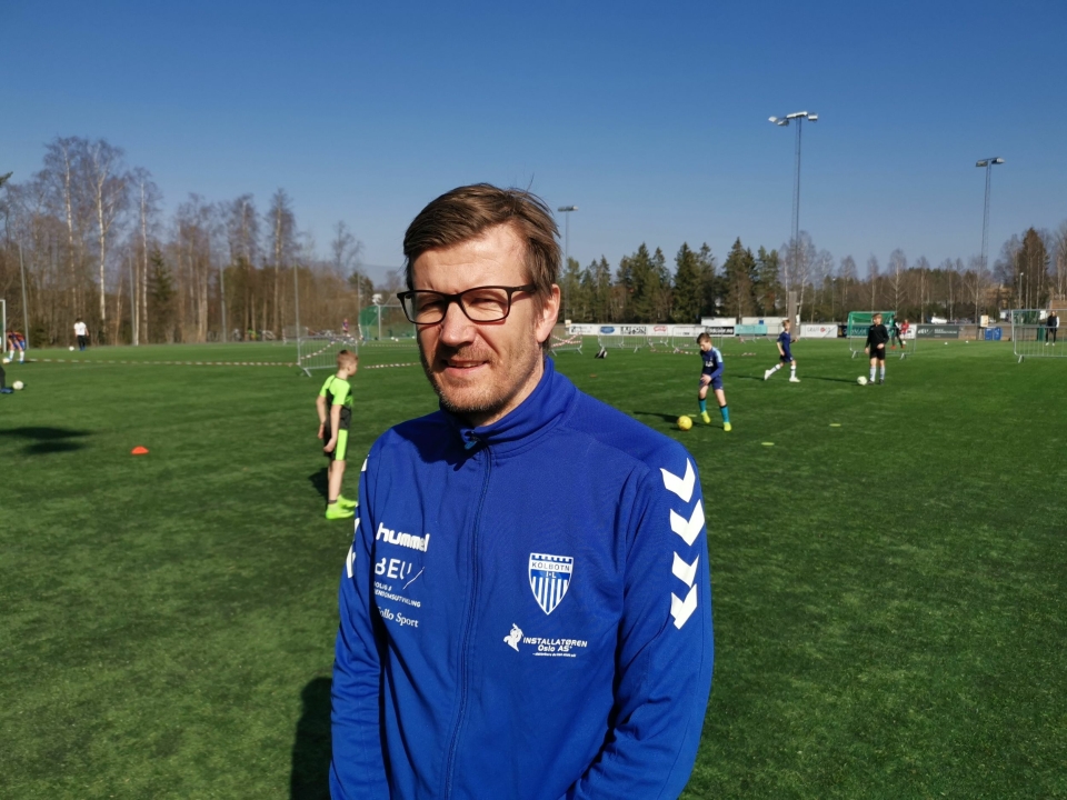 FUNGERER FINT: Trener Morten Keiserud synes den nye ordningen fungerer fint.