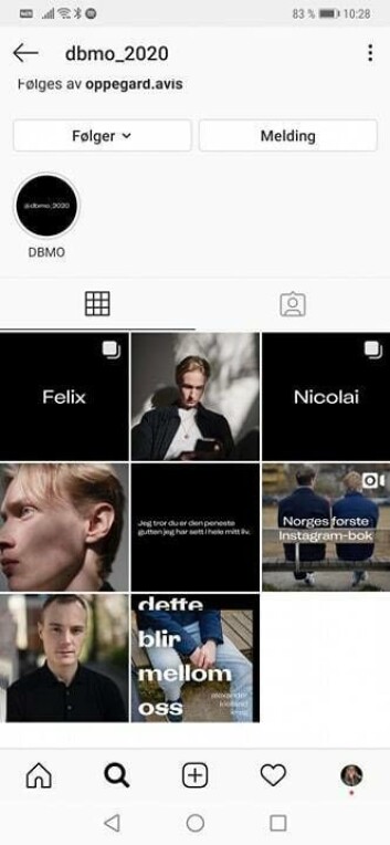 NYTT FORMAT: Boken gis ut med små drypp i 45 dager fremover på Instagram-kontoen dbmo_2020. NYTT FORMAT: Boken gis ut med små drypp i 45 dager fremover på Instagram-kontoen dbmo_2020.
