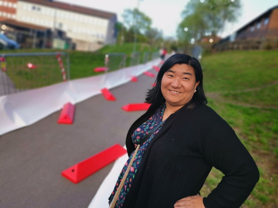 SAMLER SAMMEN: Cecilie Holm er ildsjel og en av hjernene bak ballracet til inntekt for Oppegård skolemusikkorps. SAMLER SAMMEN: Cecilie Holm er ildsjel og en av hjernene bak ballracet til inntekt for Oppegård skolemusikkorps.