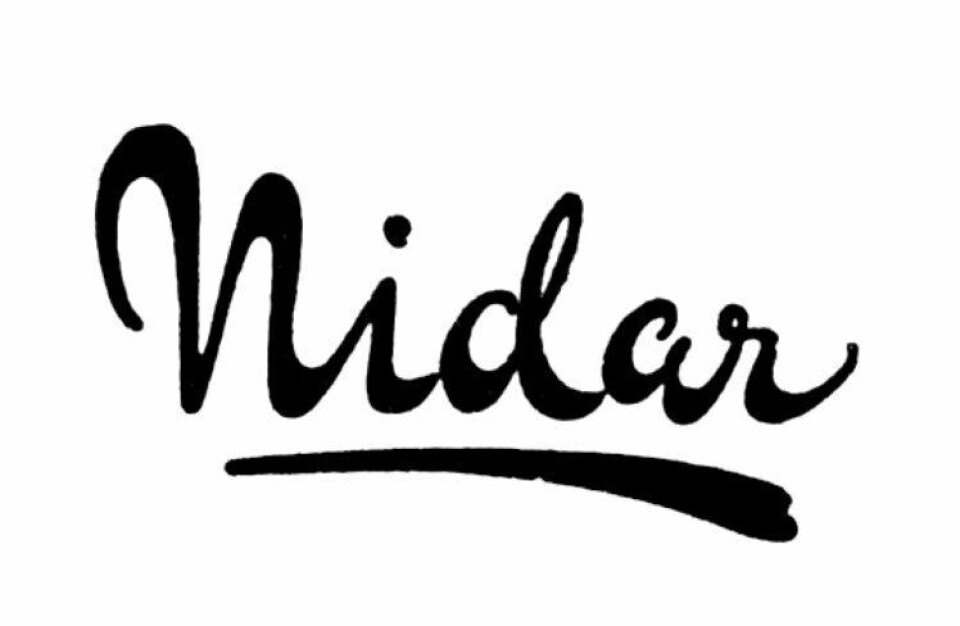 ORIGINALEN: Der er den logoen som Emil Nilsen tegnet. ORIGINALEN: Der er den logoen som Emil Nilsen tegnet.