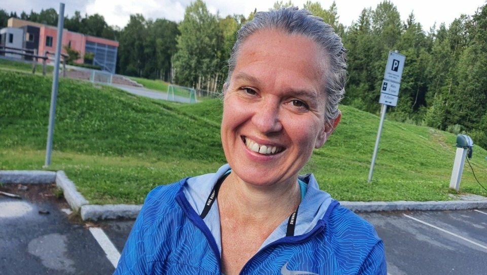 SETTER STOR PRIS PÅ LOKALT LØP: Ann-Magrit Eide (46) fra Tårnåsen er en av dem som løper daglig og setter stor pris på det lokale arrangementet.