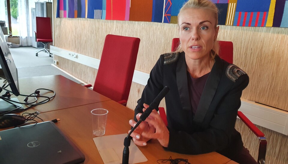 KOMMER MED EN PÅMINNELSE: – Vi er i en pandemi, det må vi ikke glemme, sier kommuneoverlege Kerstin Anine Johnsen Myhrvold. Foto: Yana Stubberudlien KOMMER MED EN PÅMINNELSE: – Vi er i en pandemi, det må vi ikke glemme, sier kommuneoverlege Kerstin Anine Johnsen Myhrvold. Foto: Yana Stubberudlien