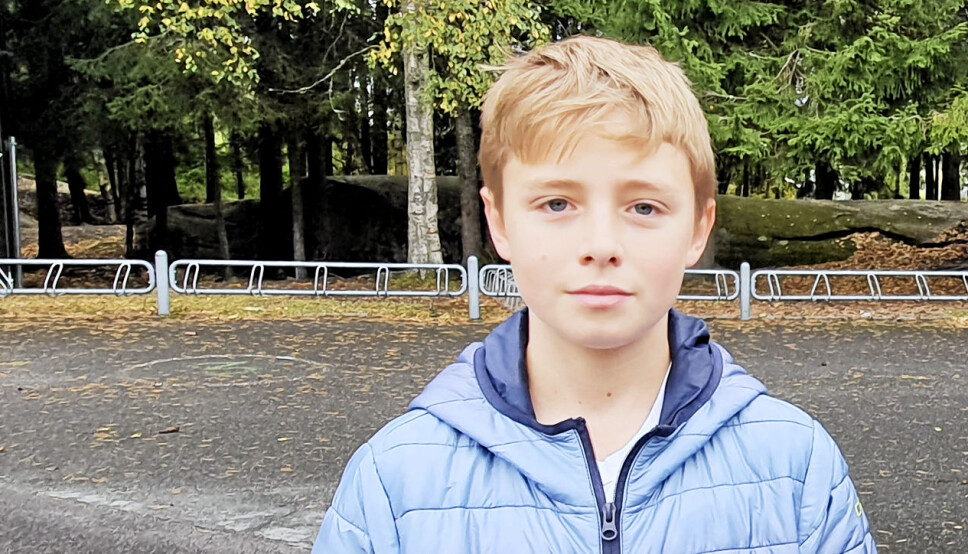 REAGERER PÅ KOMMUNENS FORSLAG: Finus Leder (13) har to søsken som kan bli rammet av kommunens forslag hvis det går gjennom. Foto: Yana Stubberudlien REAGERER PÅ KOMMUNENS FORSLAG: Finus Leder (13) har to søsken som kan bli rammet av kommunens forslag hvis det går gjennom. Foto: Yana Stubberudlien