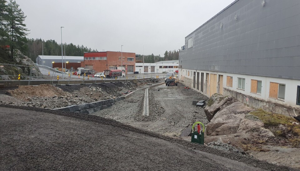NYTT HAGESENTER: Her, langs den østlige delen av bygget, skal det etableres et hagesenter til Plantasjen. NYTT HAGESENTER: Her, langs den østlige delen av bygget, skal det etableres et hagesenter til Plantasjen.